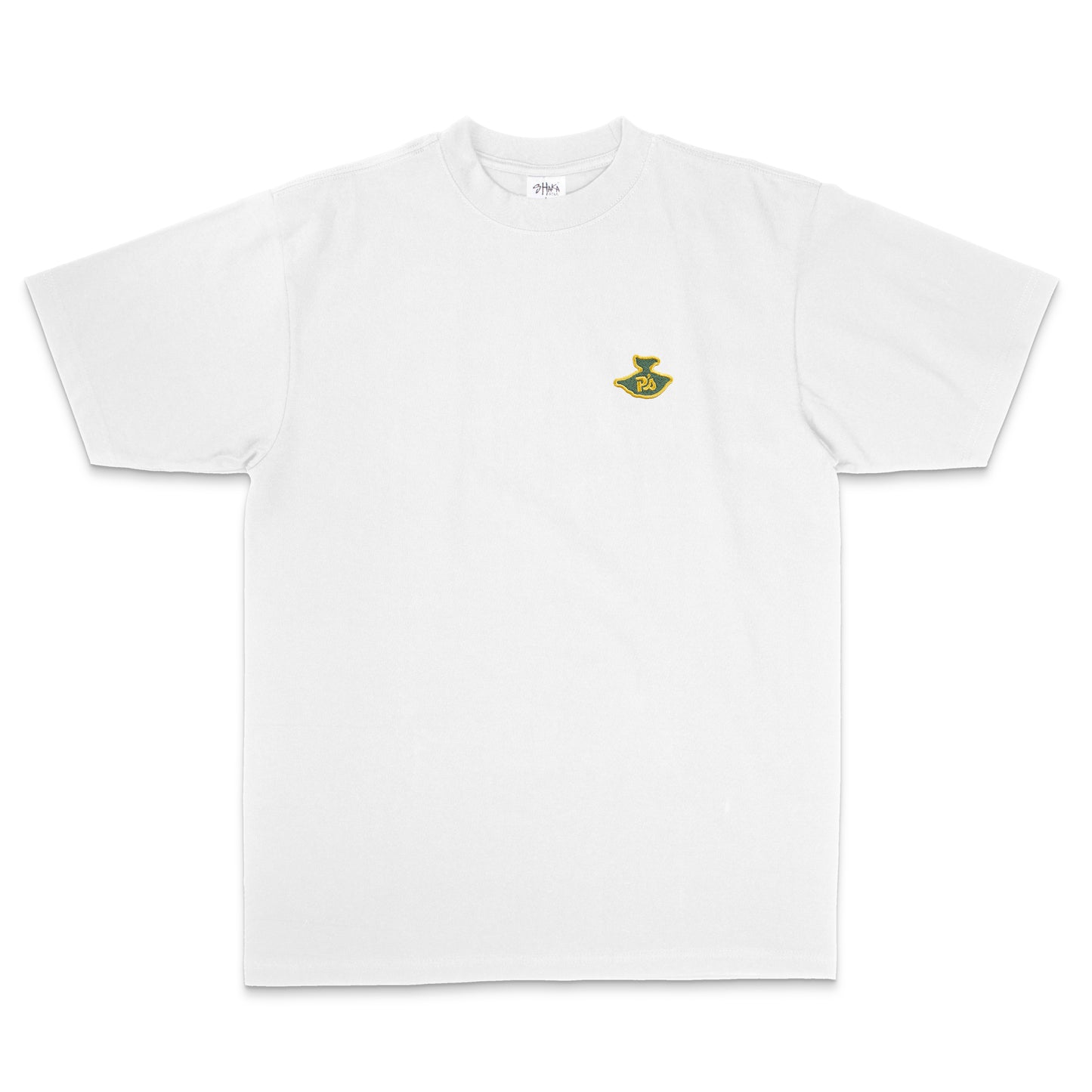 PUSHIN P'S ICON LOGO EMBROIDERED IN WHITE