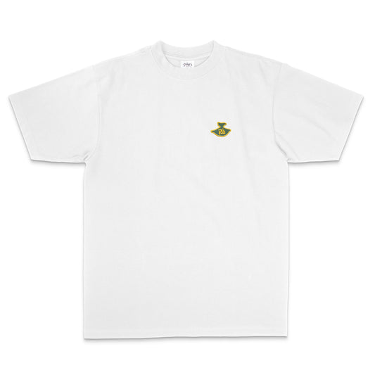 PUSHIN P'S ICON LOGO EMBROIDERED IN WHITE